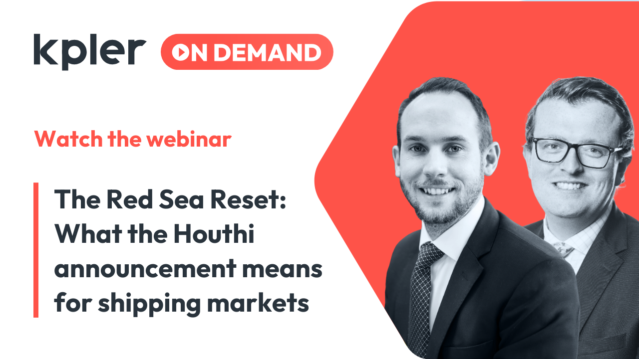 The Red Sea Reset: What the Houthi announcement means for shipping markets