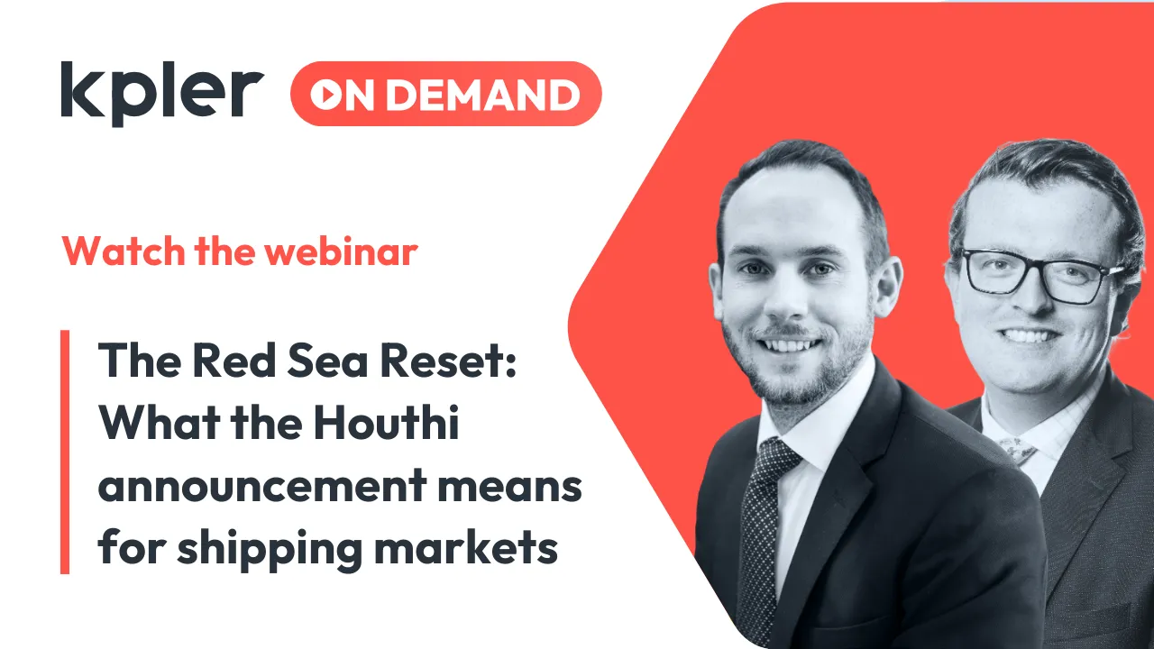 The Red Sea Reset: What the Houthi announcement means for shipping markets