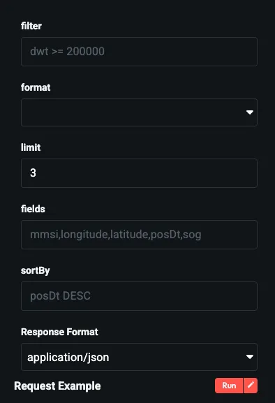 AIS – Historical API Endpoint