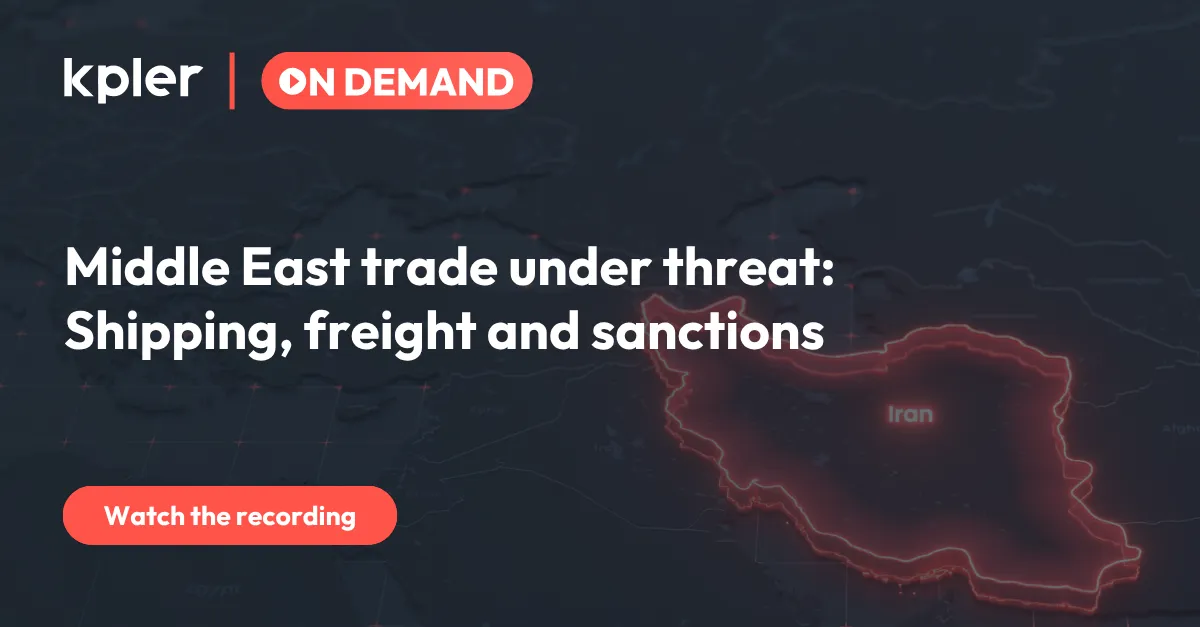 Middle East trade under threat: Shipping, freight and sanctions