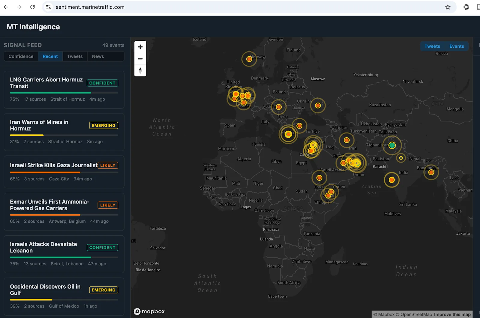 preview of OSINT platform
