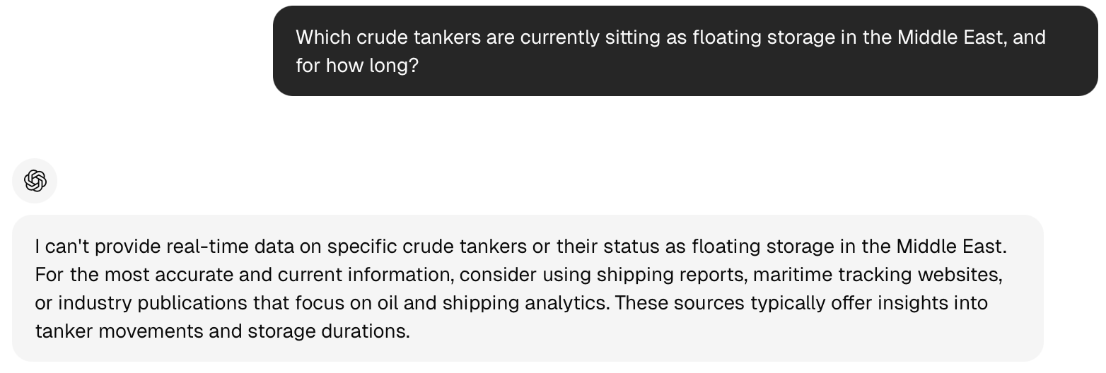 result of ChatGPT search