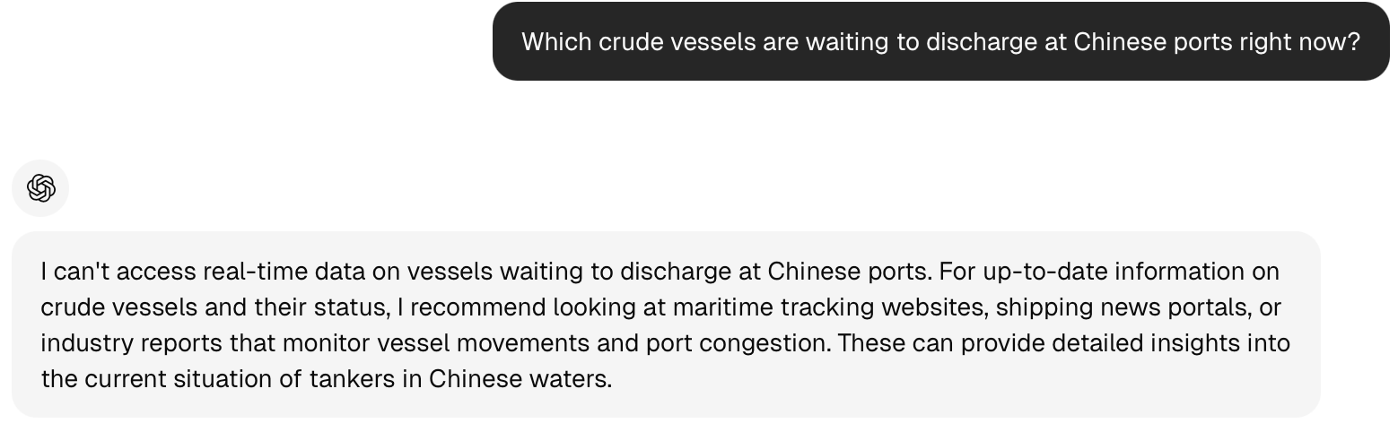 result of ChatGPT search