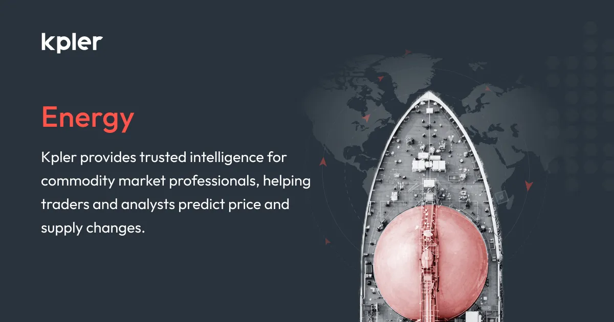 Kpler Insight Energy Market Intelligence | Trading & Analysis | Kpler