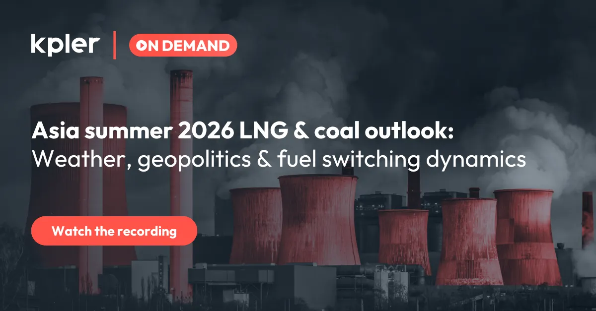 Asia summer 2026 LNG & coal outlook: Weather, geopolitics & fuel switching dynamics