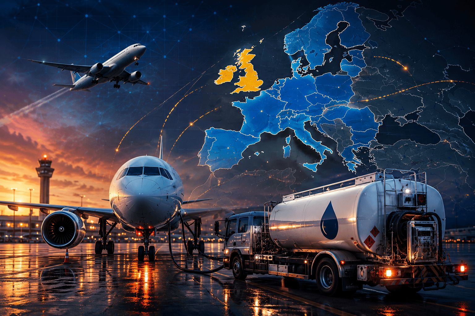 How Europe rebalanced its jet fuel supplies to keep planes in the air