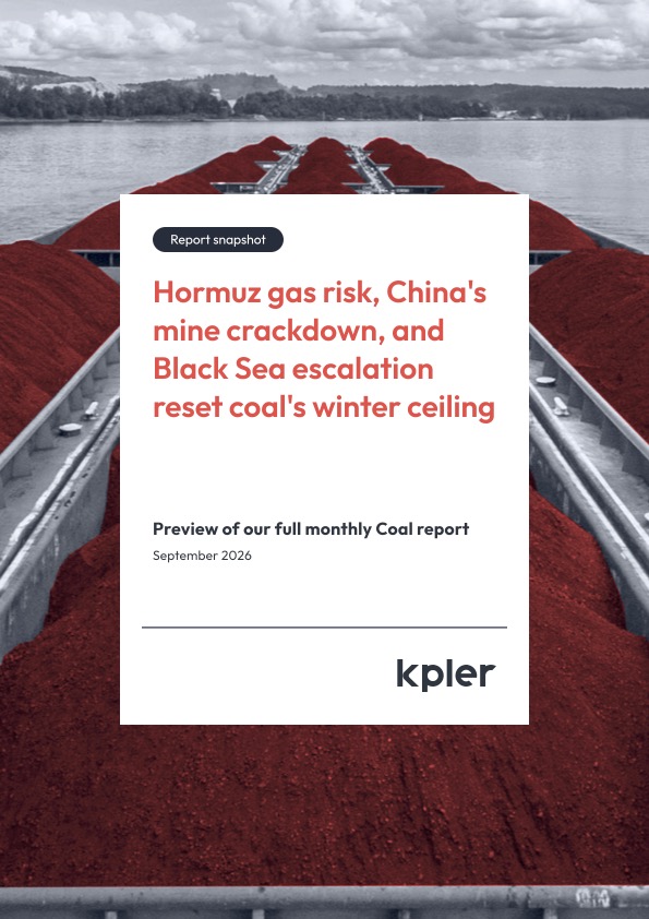Three shocks are resetting coal's winter ceiling