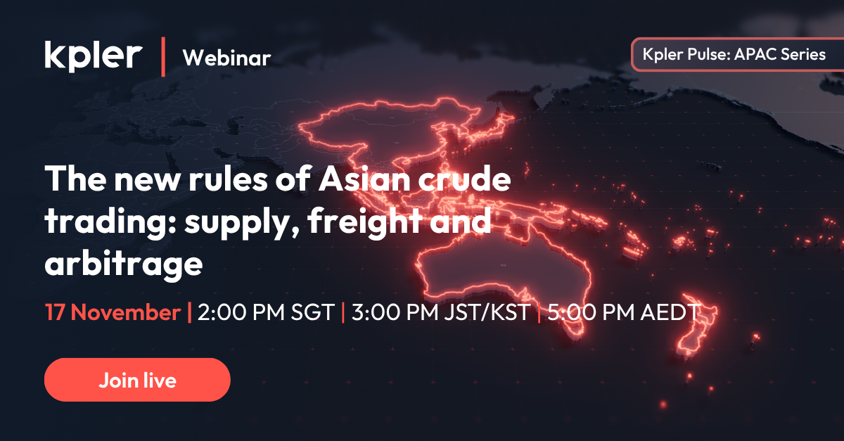 The new rules of Asian crude trading: supply, freight and arbitrage