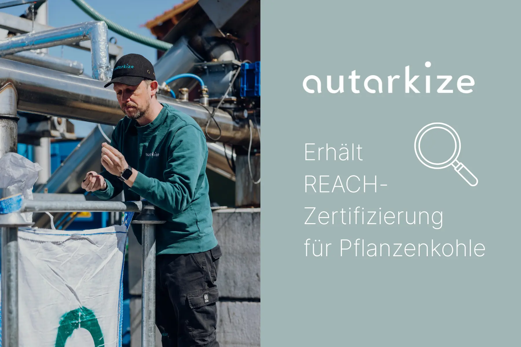 autarkize erhält REACH-Zertifizierung für Pflanzenkohle
