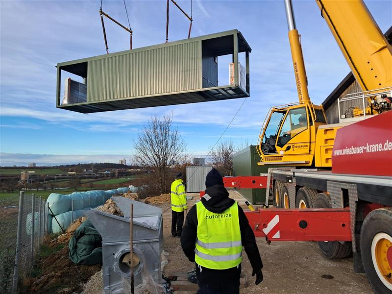 Unsere Anlage ist unterwegs und gut angekommen!