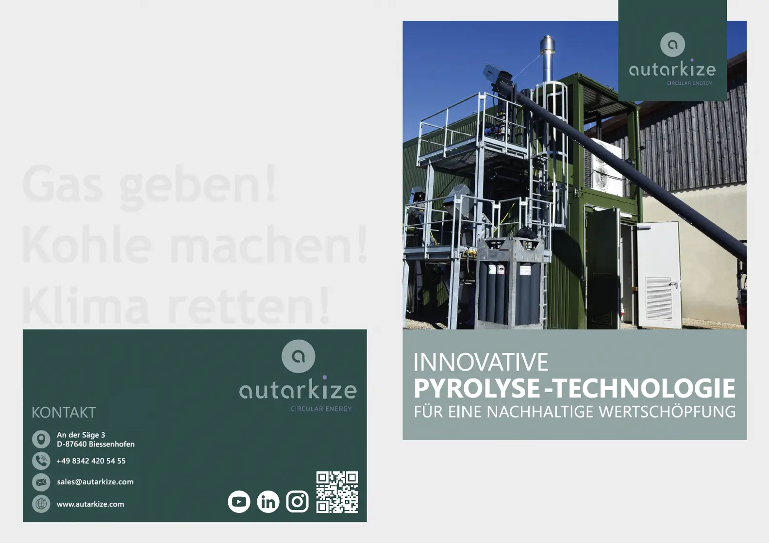 Broschüre – Innovative Pyrolyse-Technologie