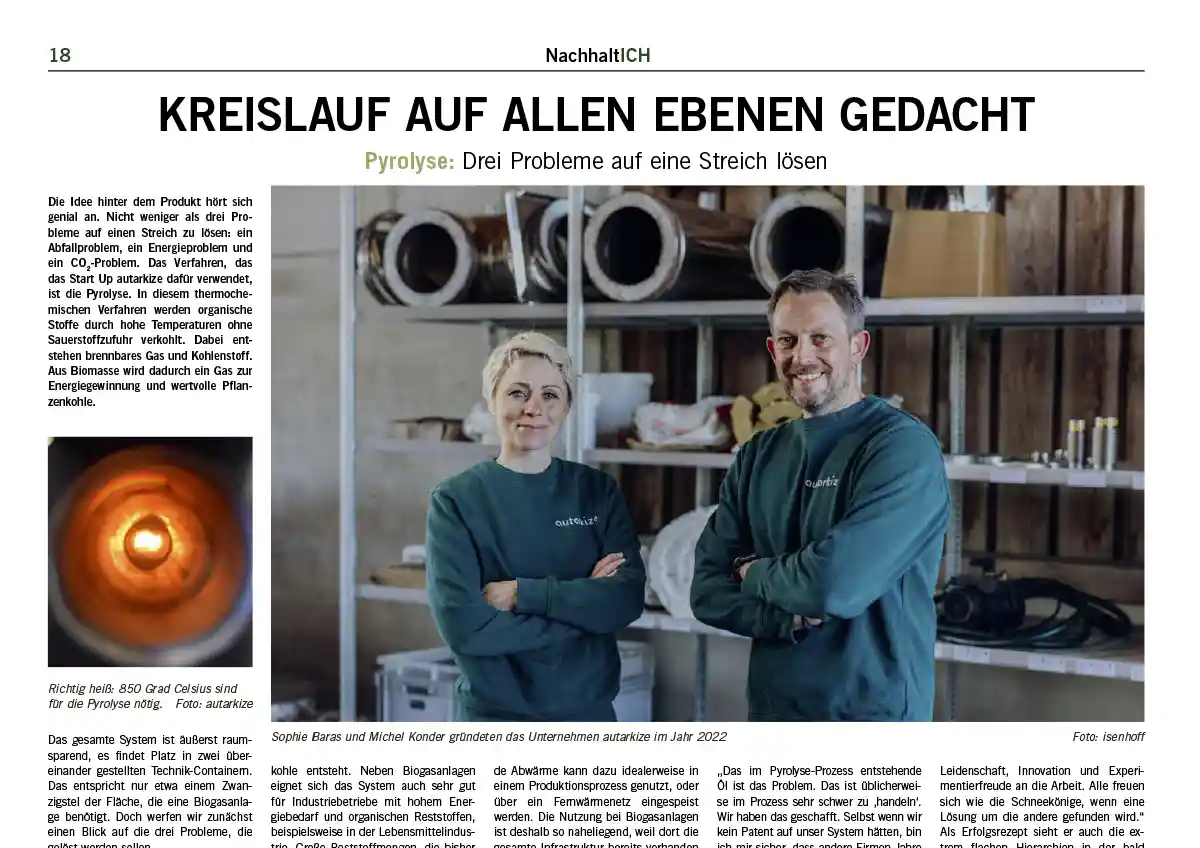Presse – Nachhaltich – Kreislauf auf allen Ebenen gedacht