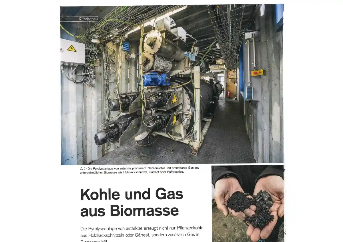 Presse – Top Agrar Kohle und Gas aus Biomasse