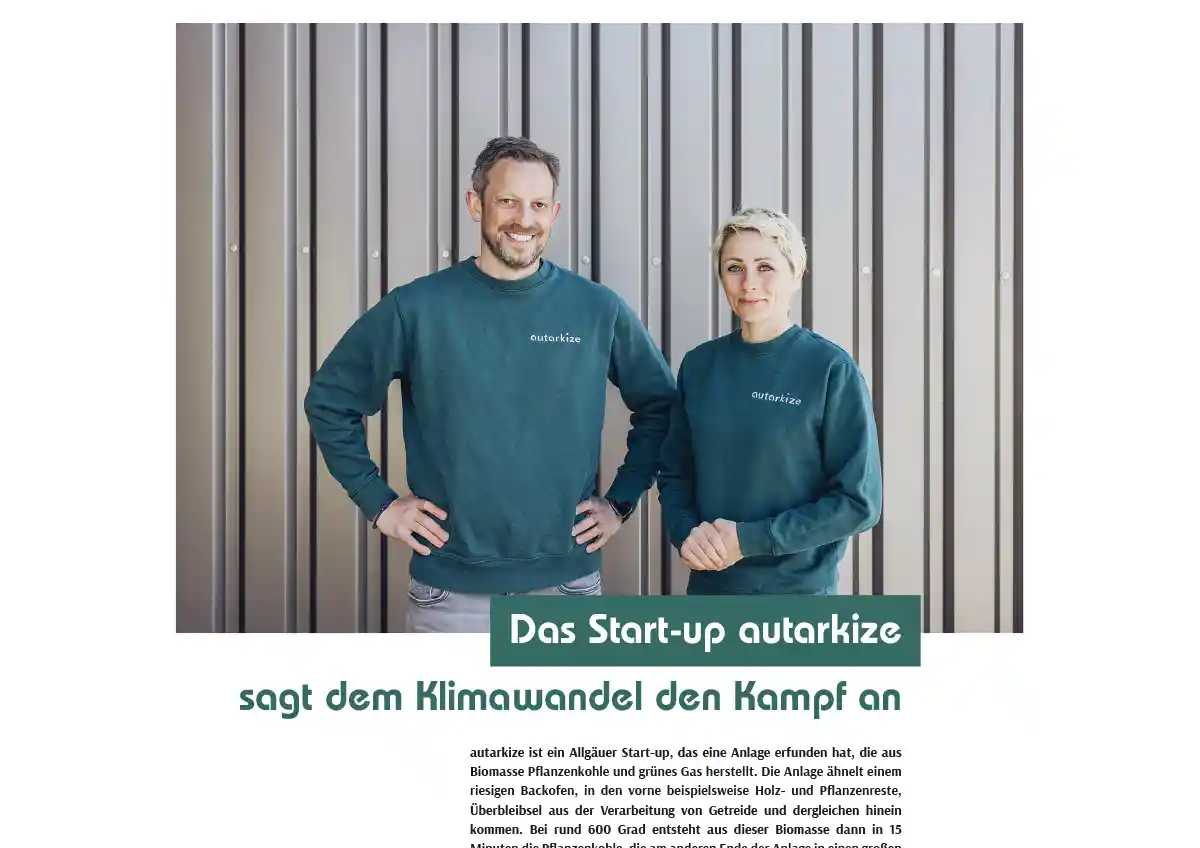 Presse – Griaß di – Das Start-up autarkize sagt dem Klimawandel den Kampf an