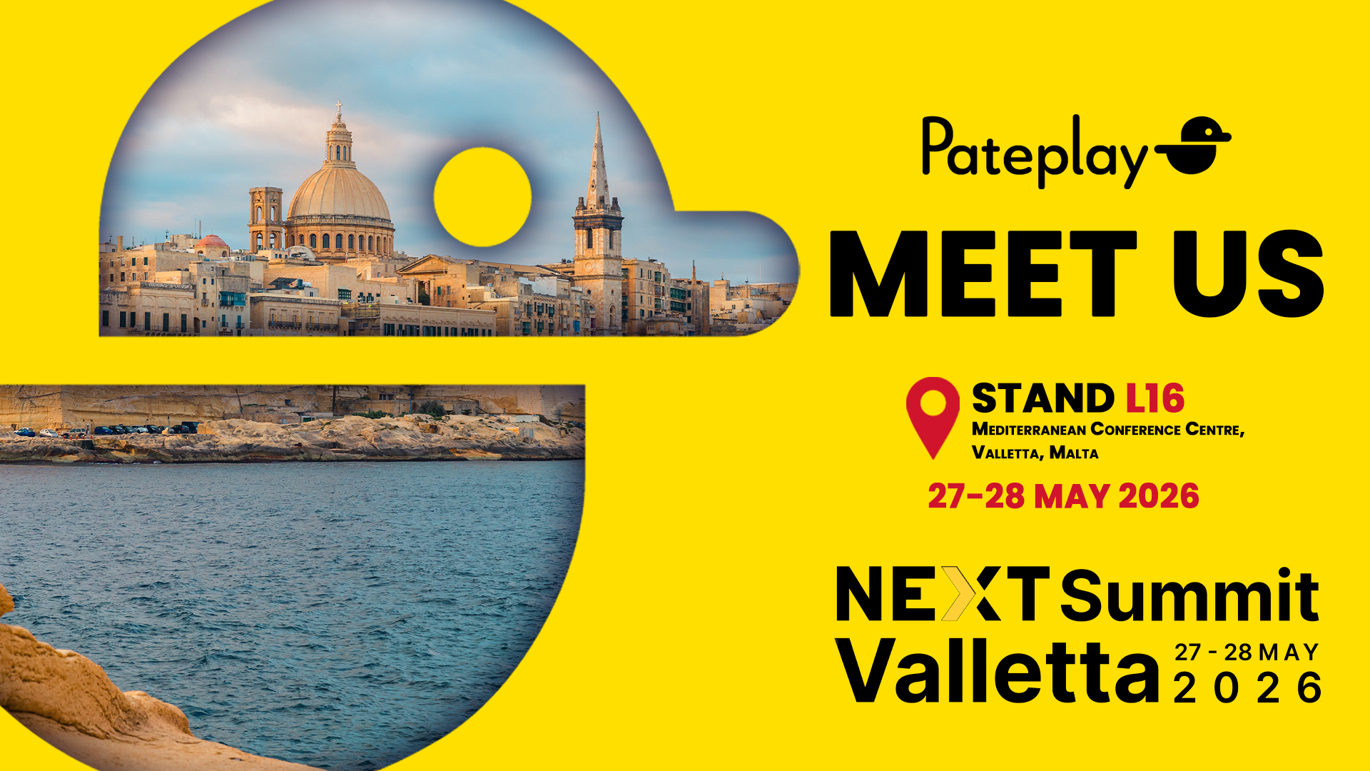 We're heading to Malta for the NEXT.io Summit, Valletta.