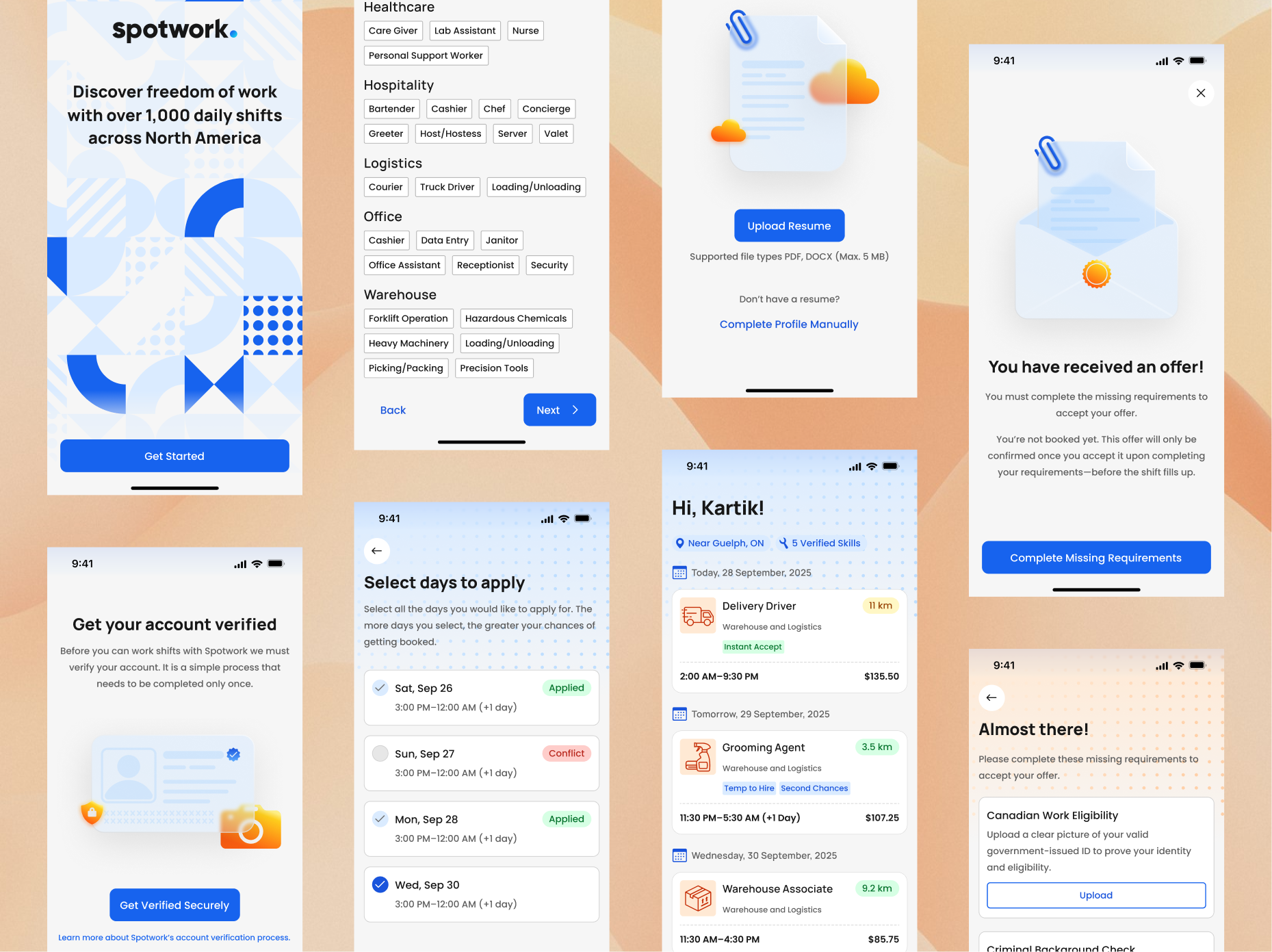 Cover image depicting a number of mobile app screens showcasing mobile onboarding journey and verification micro-moments.