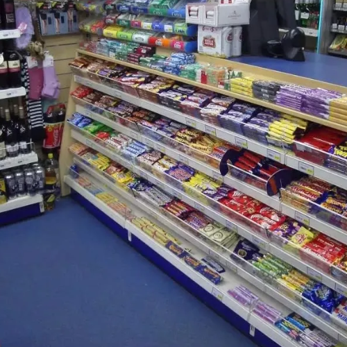 corner shop shelves local small supermarket fit out shelving solutions