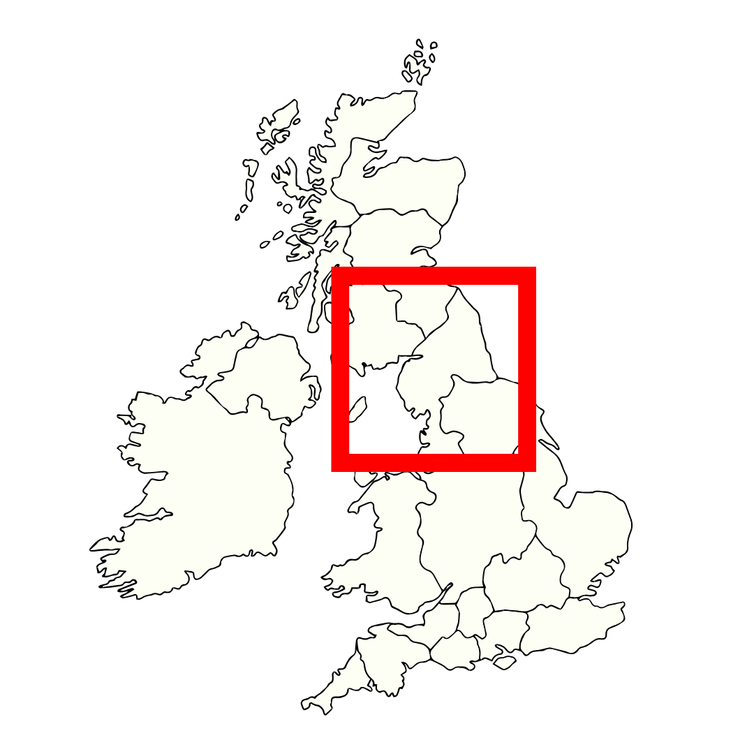 map of the north of england service area ds shopfitters sunderland tyne and wear