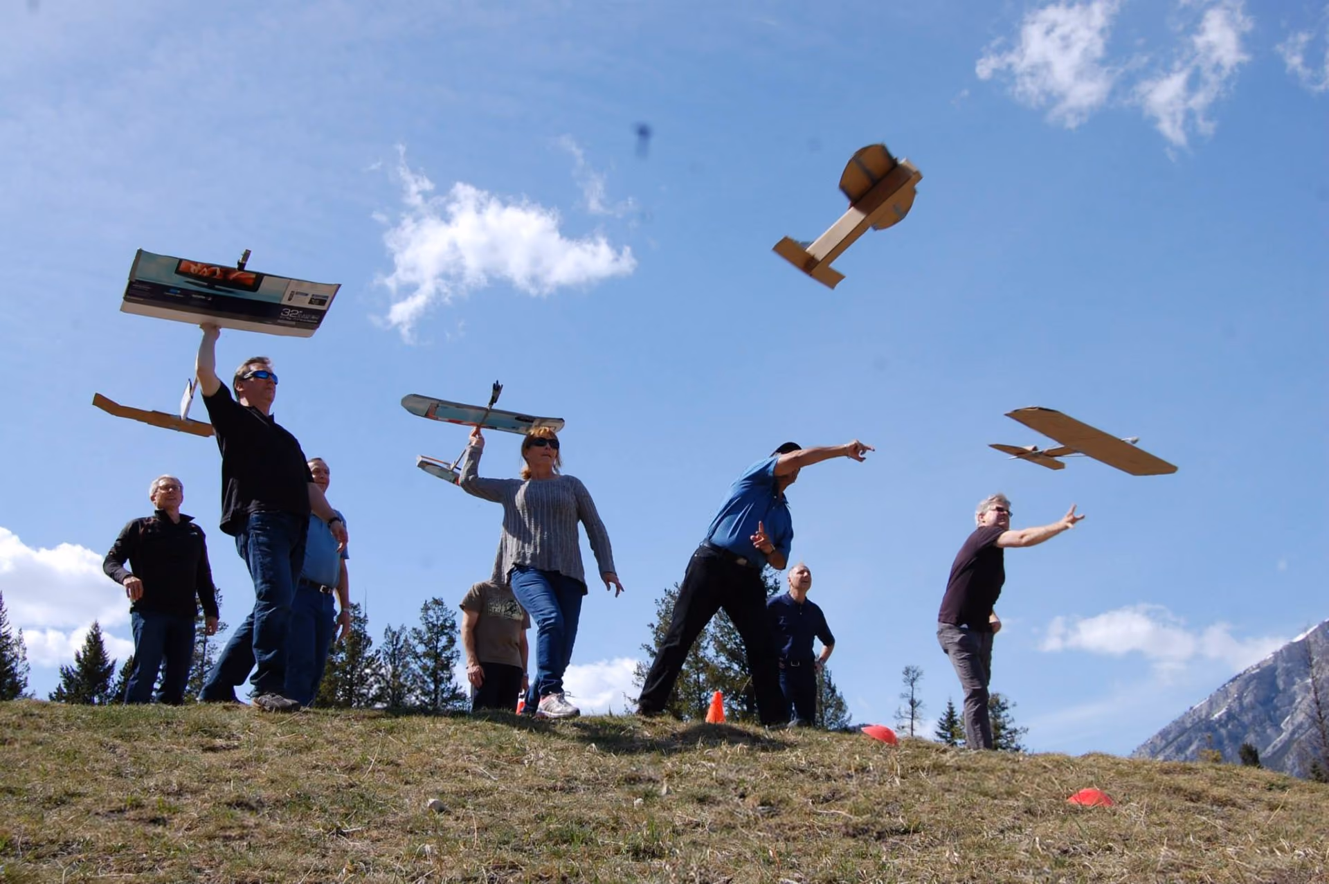 outdoor team building event