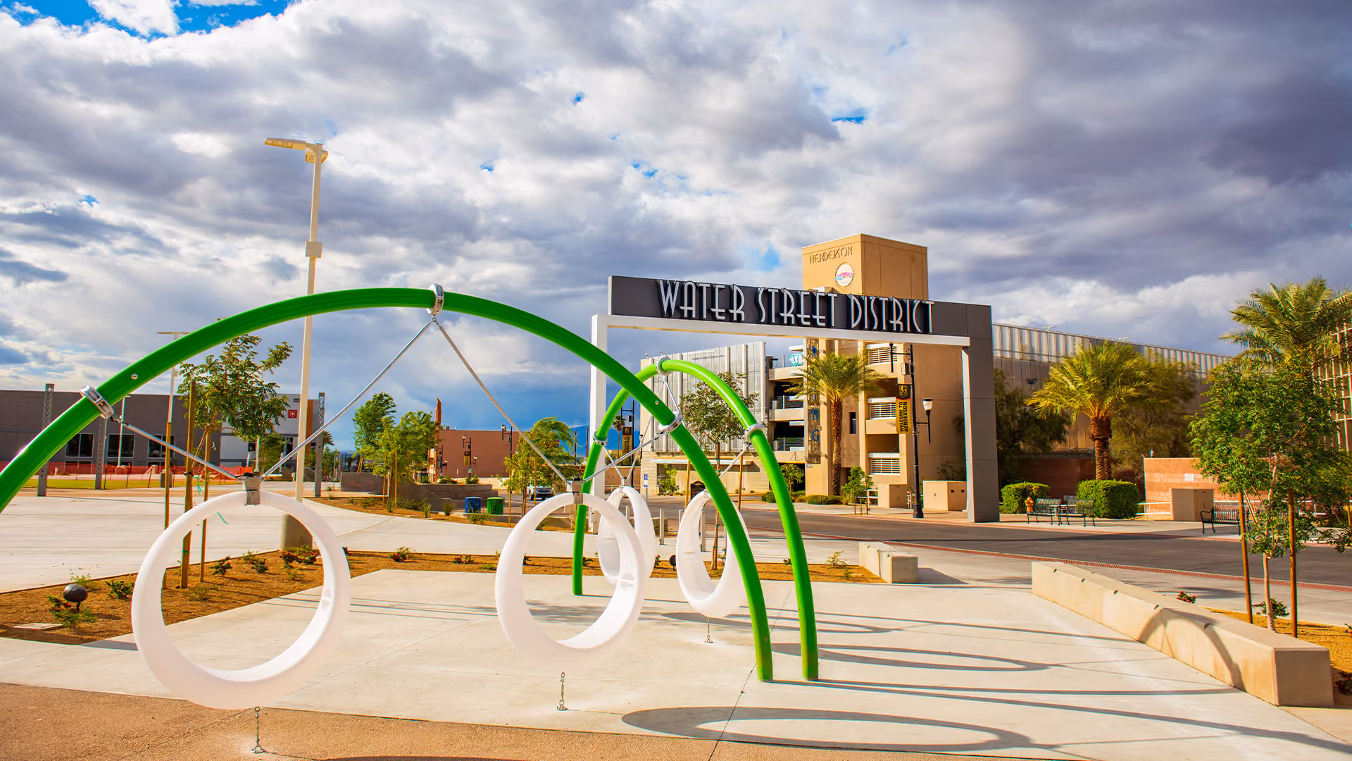 Water Street Plaza in downtown Henderson