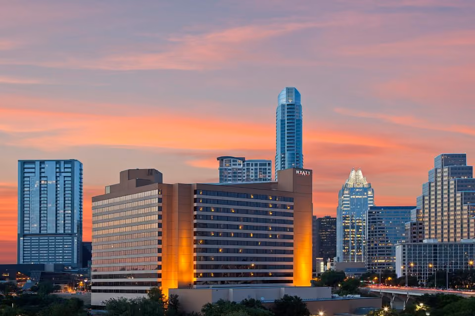Hyatt Regency Austin in Austin: Hyatt Regency Austin at Sunset