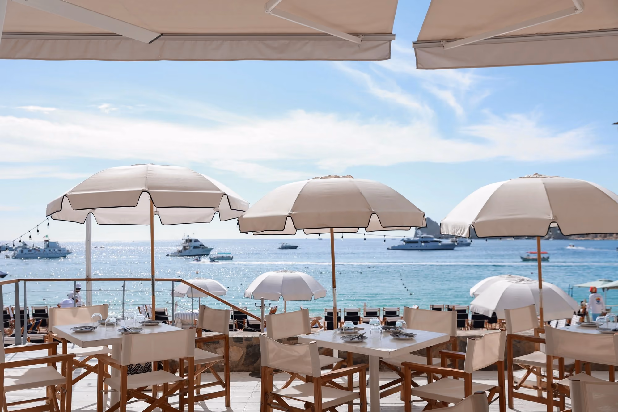 SUR Beach House in Cabo San Lucas: SUR Beach House Dining Terrace