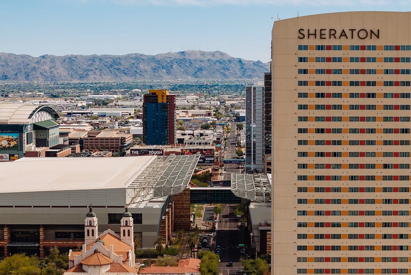 Sheraton Phoenix Downtown in Phoenix: Sheraton Phoenix Downtown and Convention Center View