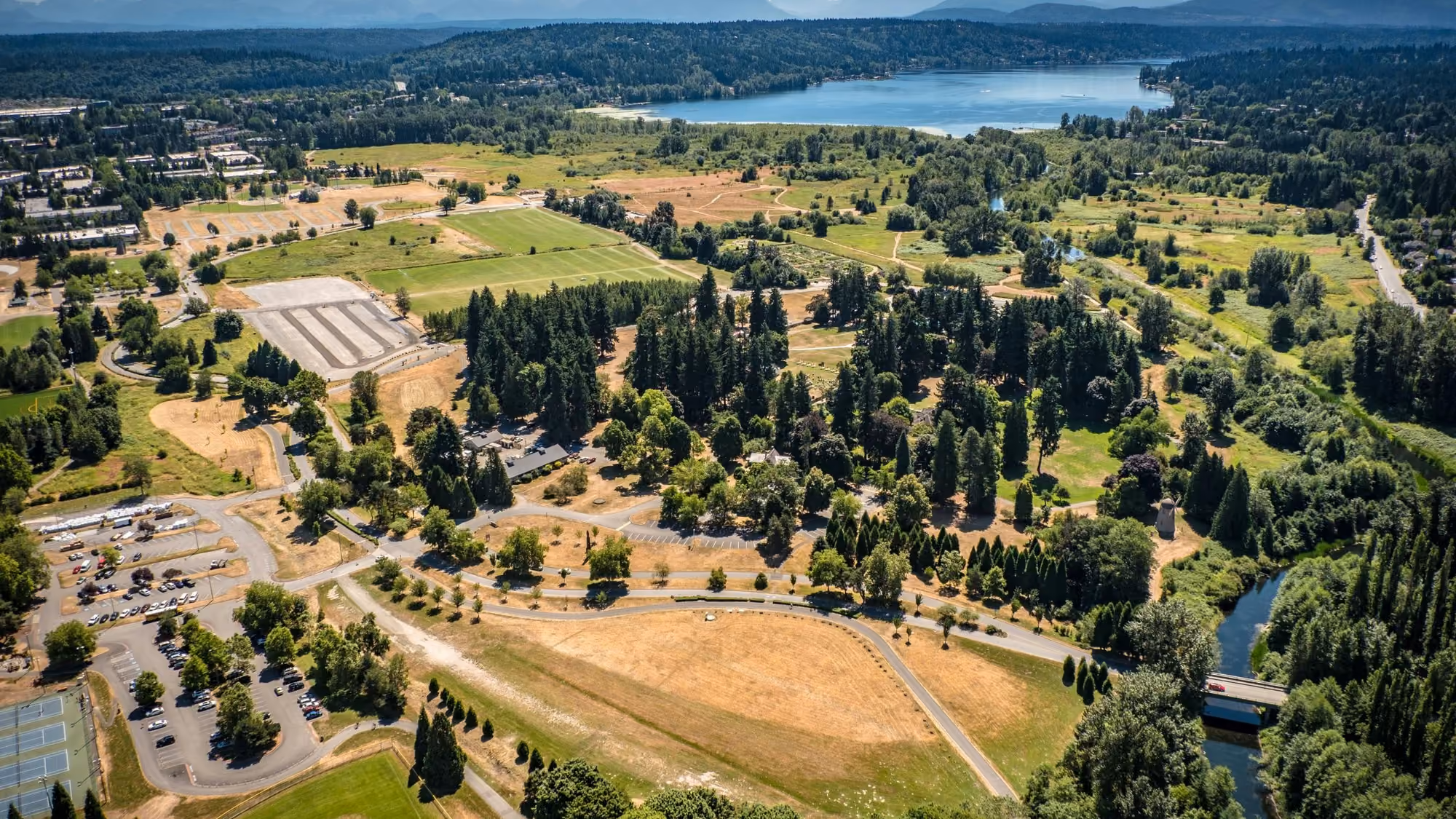 Marymoor Park in Redmond: Marymoor Park Aerial Overview