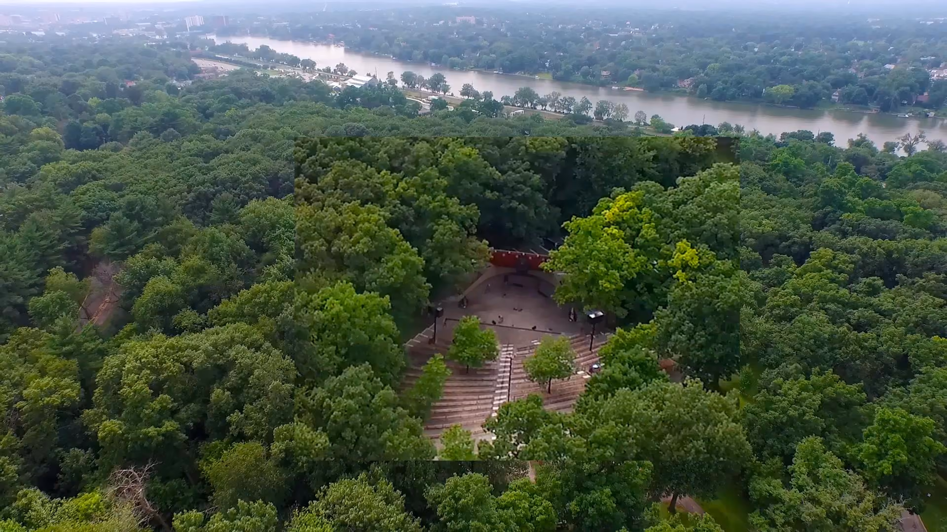 Sinnissippi Park in Rockford: Sinnissippi Park Music Shell