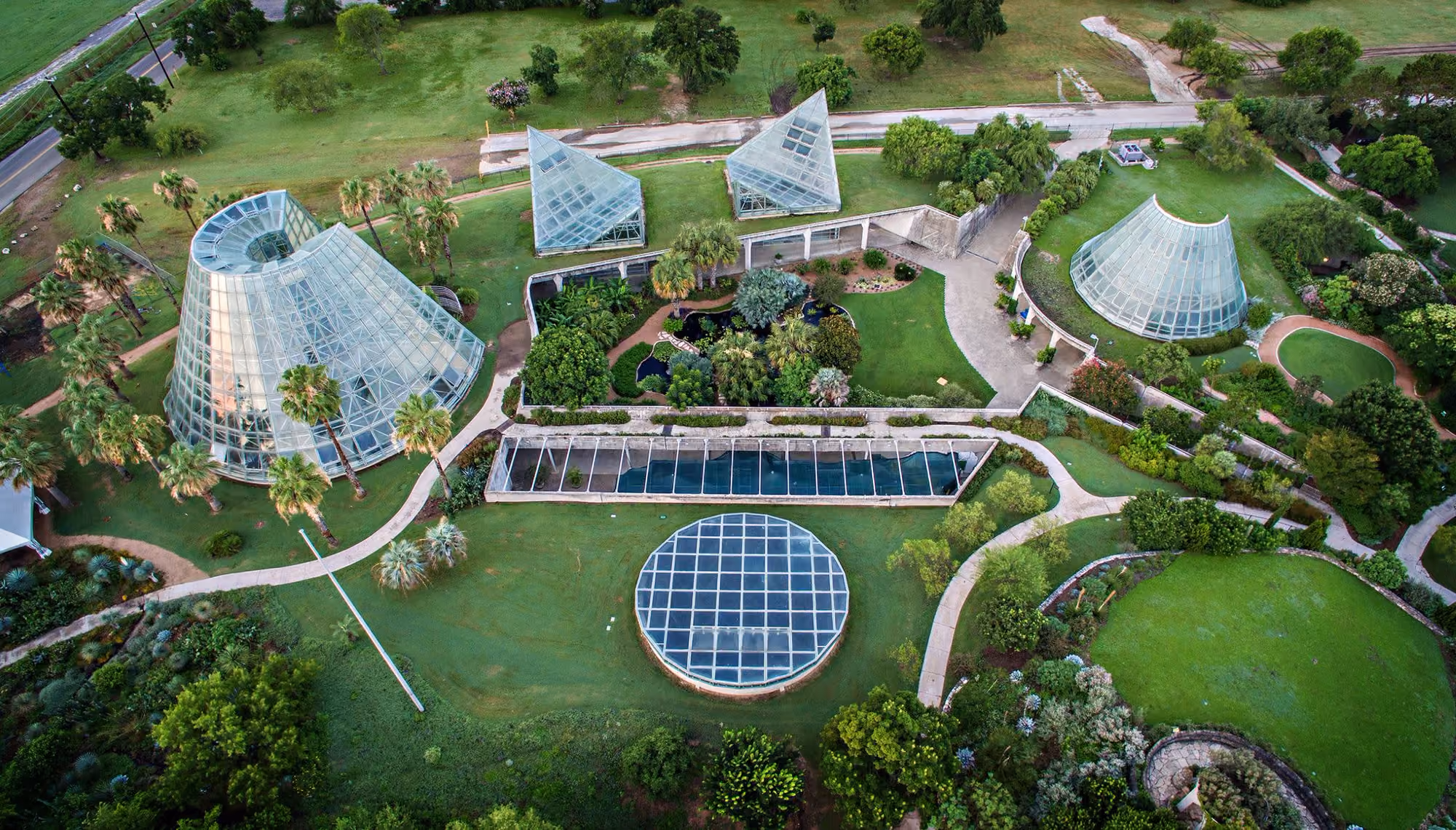 San Antonio Botanical Garden in San Antonio: San Antonio Botanical Garden Aerial View