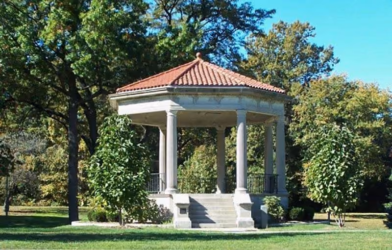 Washington Park, Springfield in Springfield: Historic Park Gazebo