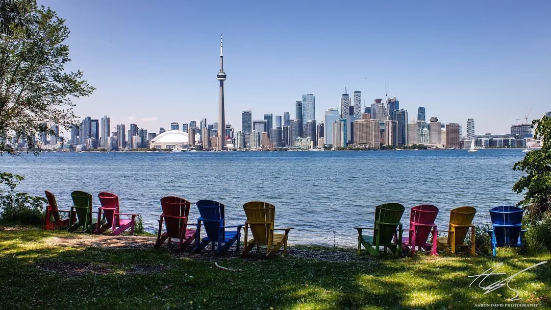 Toronto Islands in Toronto: Toronto Skyline from the Islands