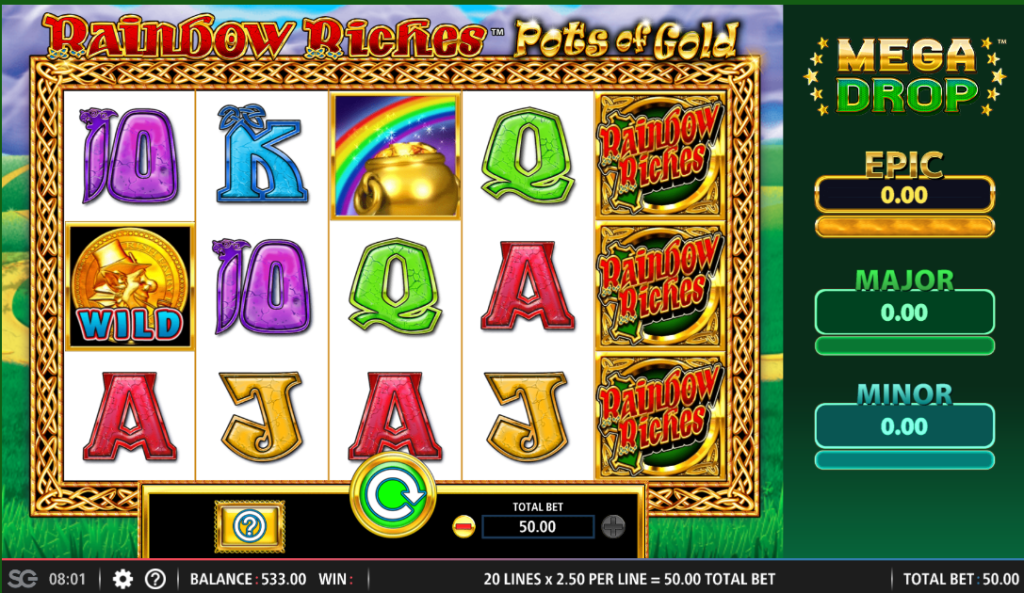 Rainbow Riches Pots of Gold 