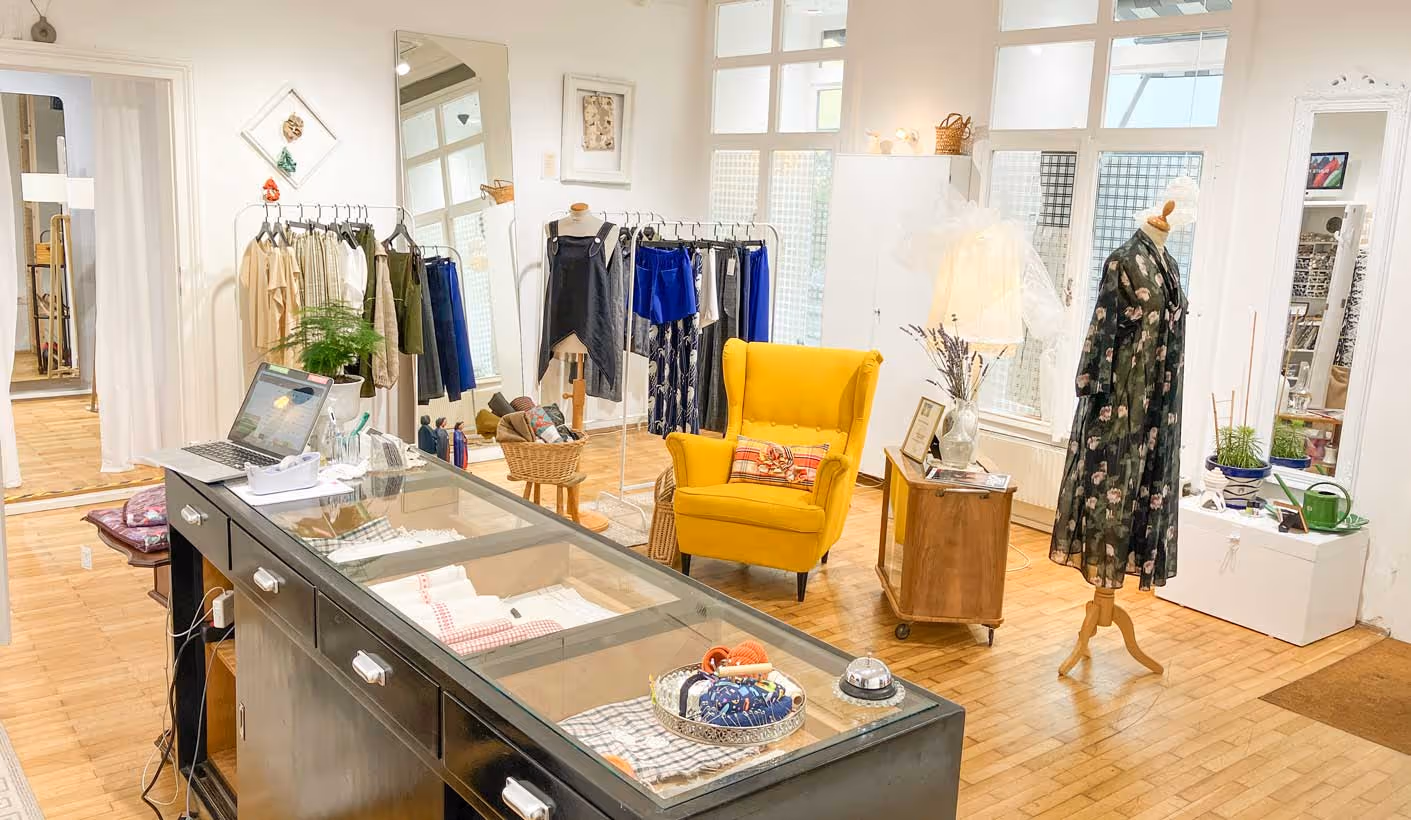 Schneideratelier Alina Dax Rundblick