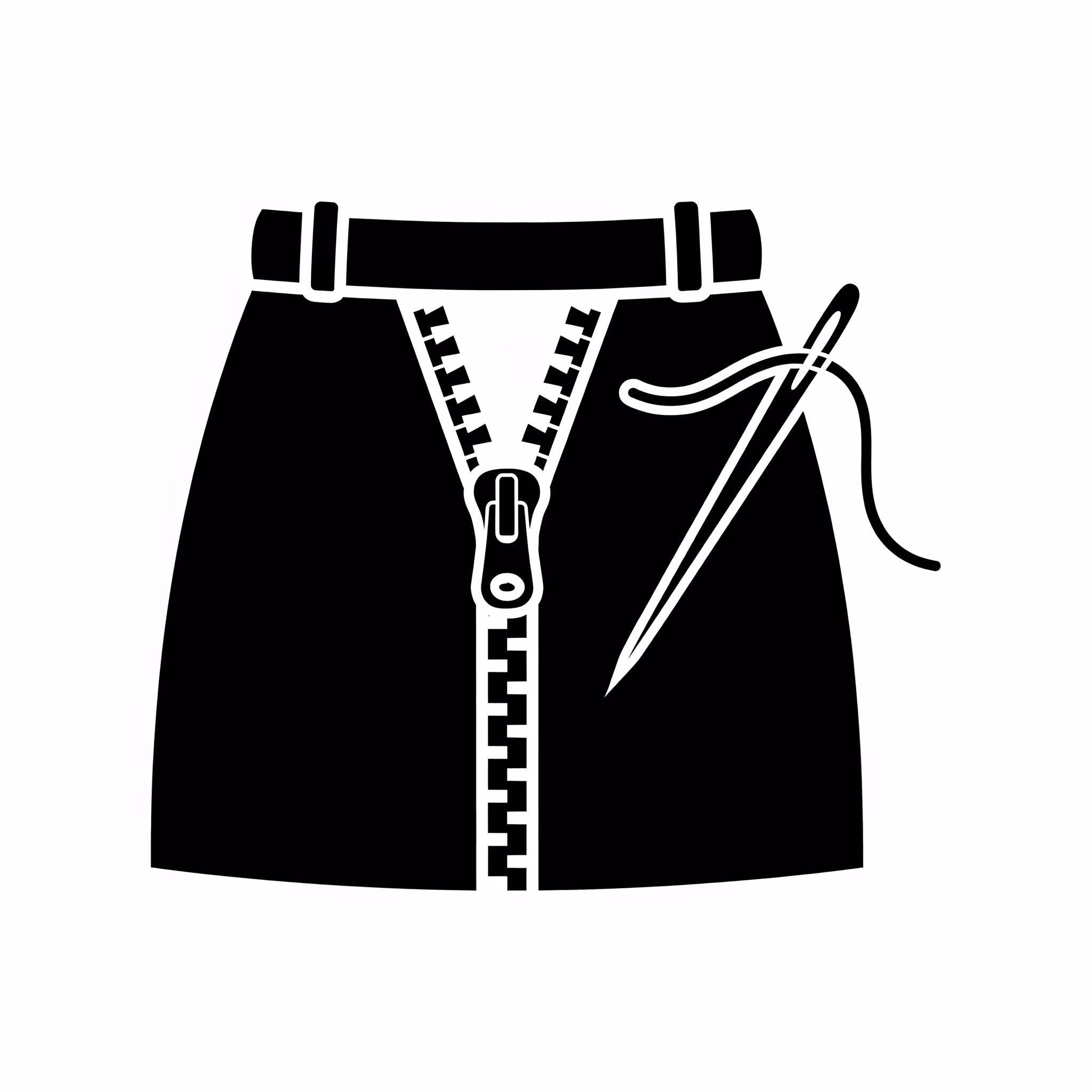 Rock Zippverschluss ersetzen