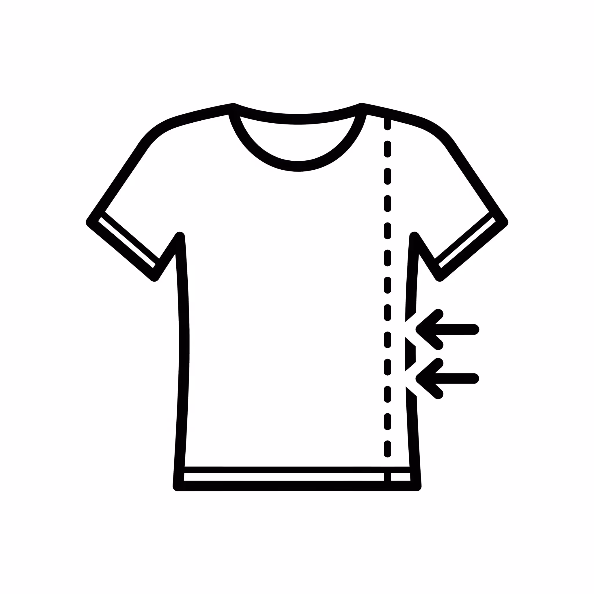 Bluse/Hemd enger machen an Seitennaht