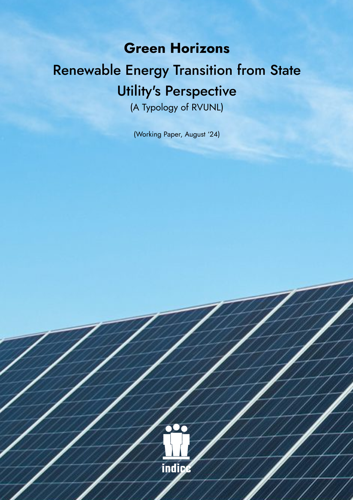 Green Horizons Renewable Energy Transition from State Utility's Perspective (A Typology of RVUNL)