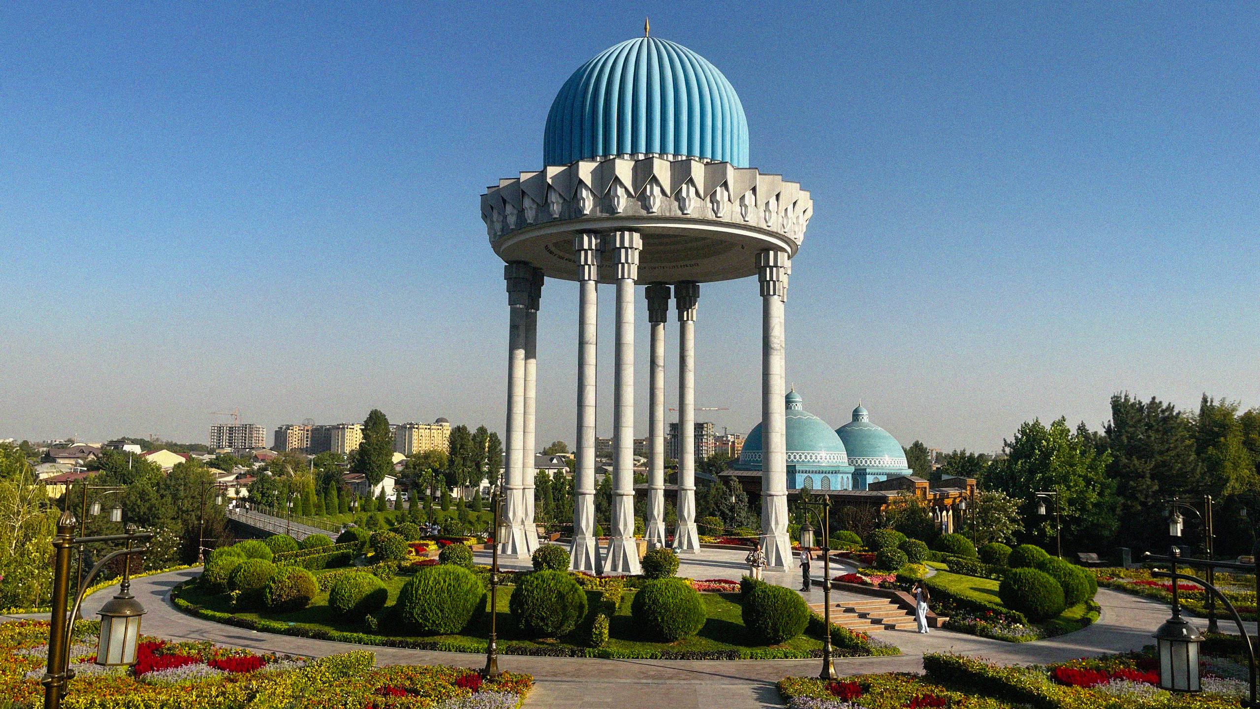 Much of the city centre of Tashkent is beautifully landscaped, with well-kept public spaces, wide pavements and dense tree-lined canopies. The 'Memorial to the Victims of Repression in Tashkent' is one of the highlights and worth a wander around in the hours before sunset.