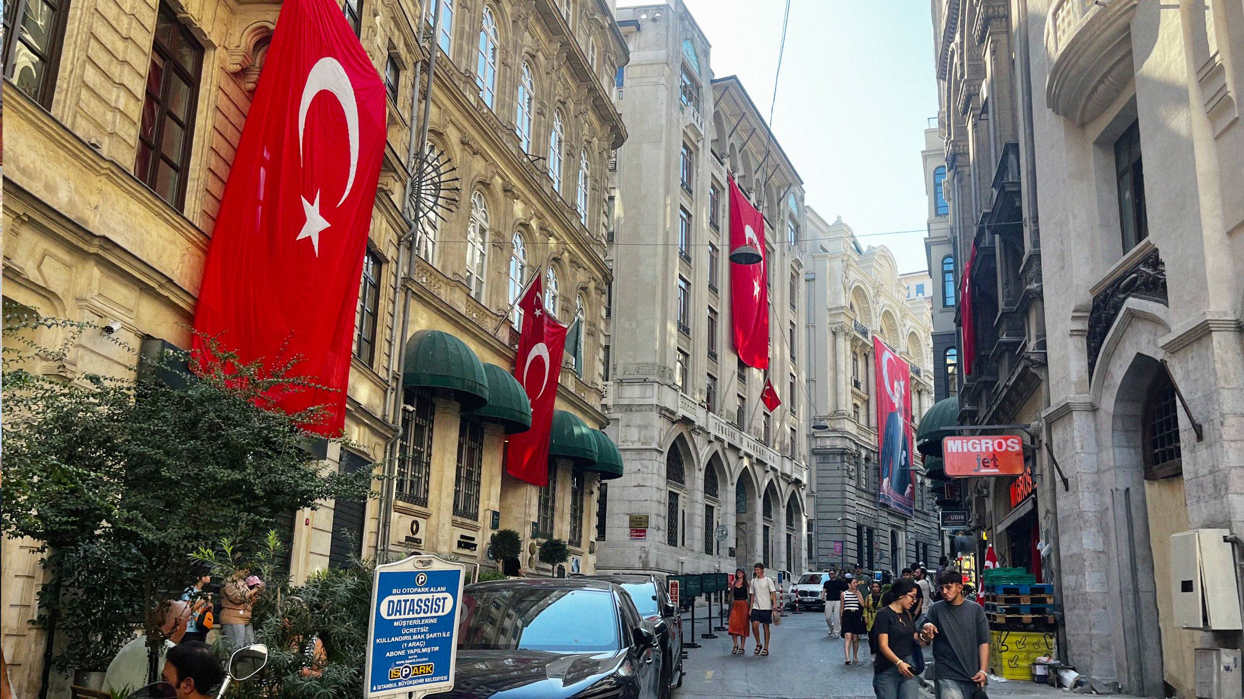 National flags are ubiquitous during any stay within the country, but never more so than during a public holiday. Victory Day in particular, falling at the end of August, will see the streets particularly awash with draped red flags adorning the city's buildings.