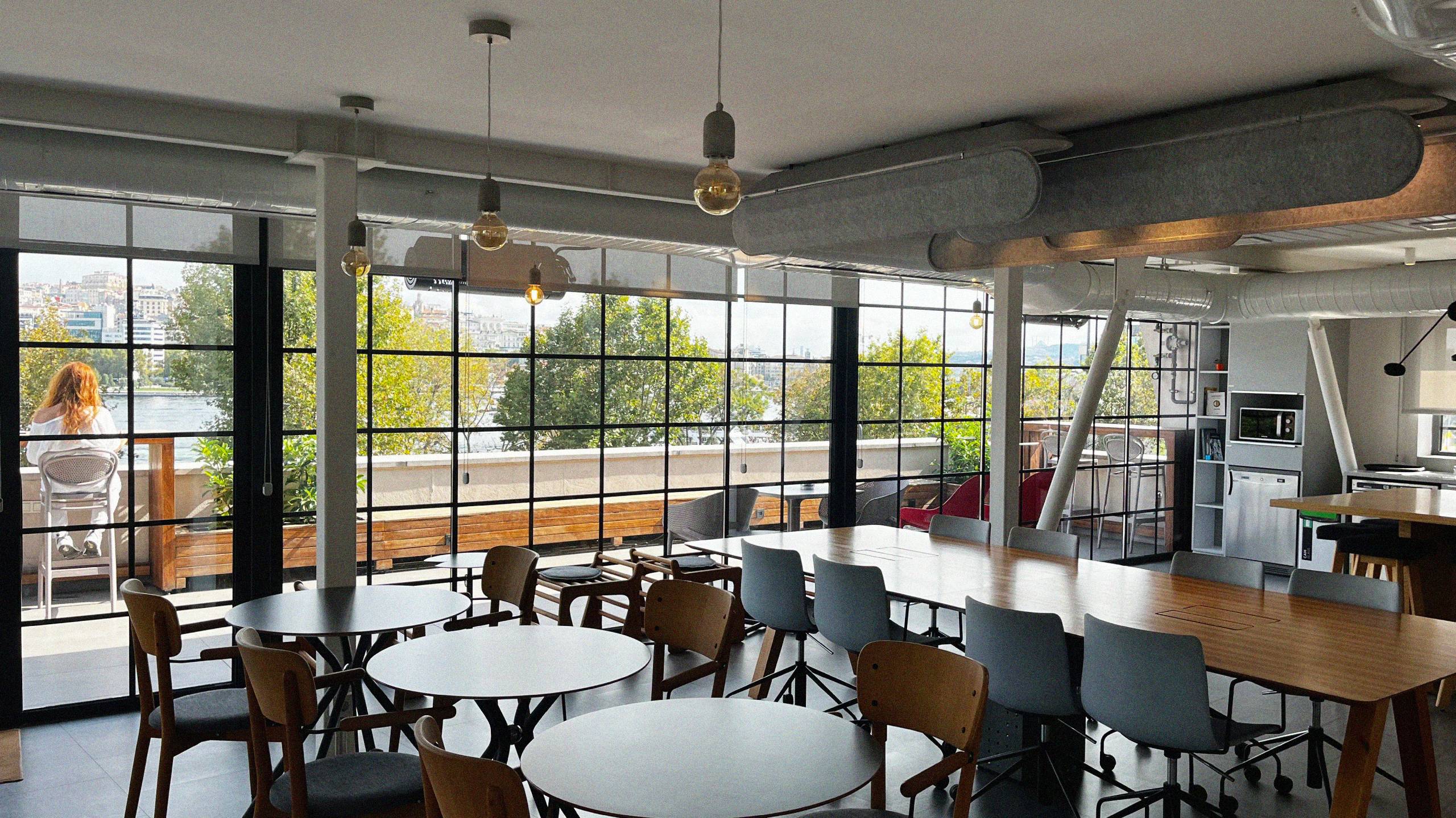 One of the common areas in the COBAC co-working space. Over the years I have been there, the volume of people fluctuates but I've never seen it at uncomfortable levels, and on my most recent visit it felt particularly quiet with many people still out of the city on holiday.