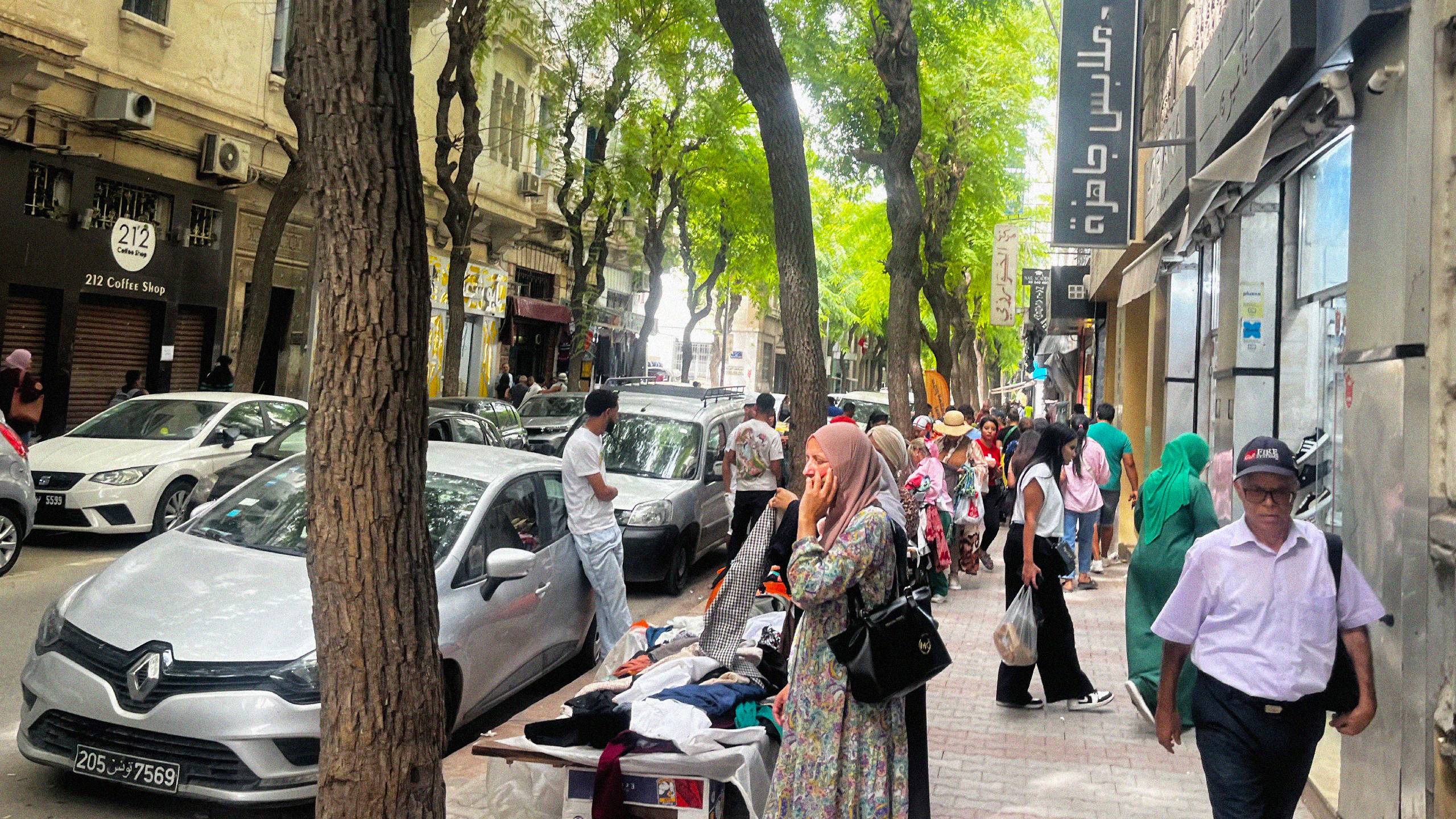 The downtown is a hive of activity, with street vendors selling a range of items in the streets which spill away from the main central market. There are a few nicely laid-out roads with these tree-lined canopies, but they are disappointingly few in number.