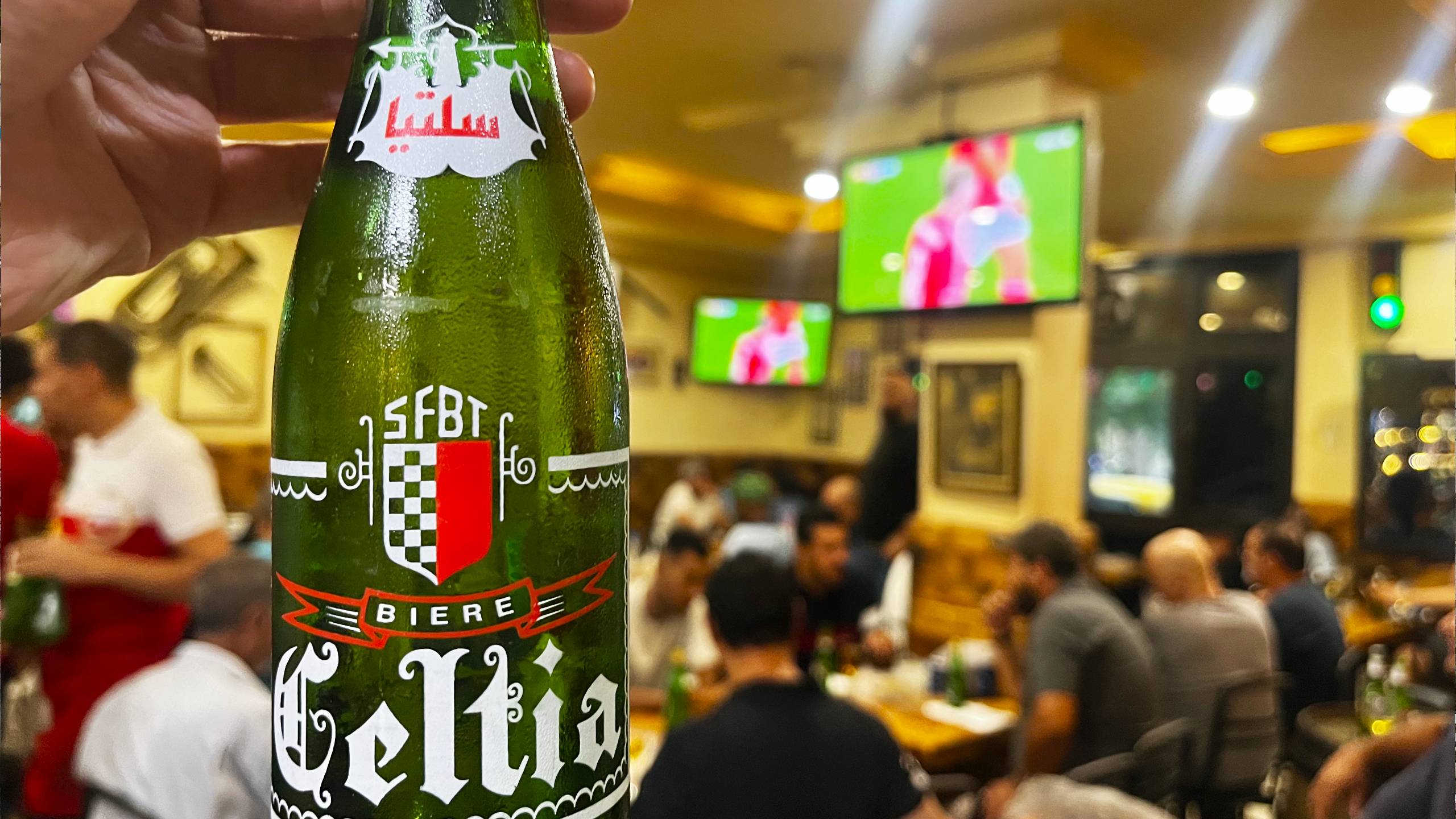One of the most interesting facets of the trip was seeing Arabic script less inseparably bound to Islam, even extending onto the branding of the local Celtia beer. The bars in Tunis can mainly be found within the downtown area and tend to be male-dominated, smoke-filled rooms almost exclusively showing football.