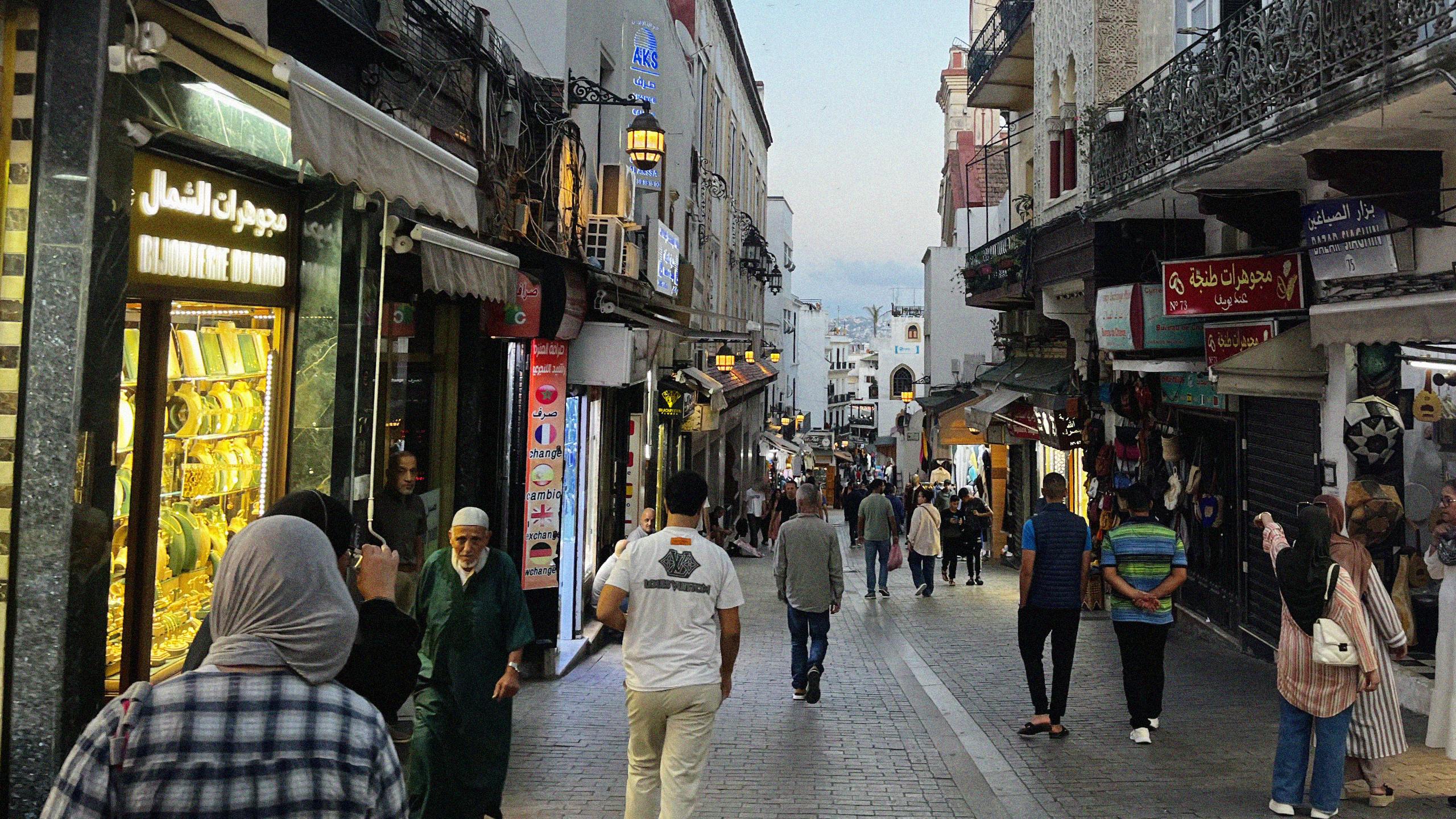 Tangier's Medina felt a significant step up in sophistication compared with what's on offer in Rabat. Expect clean, well-maintained streets, even featuring a Birkenstock store. A much more viable place to stay and a rewarding spot to explore over a few hours.