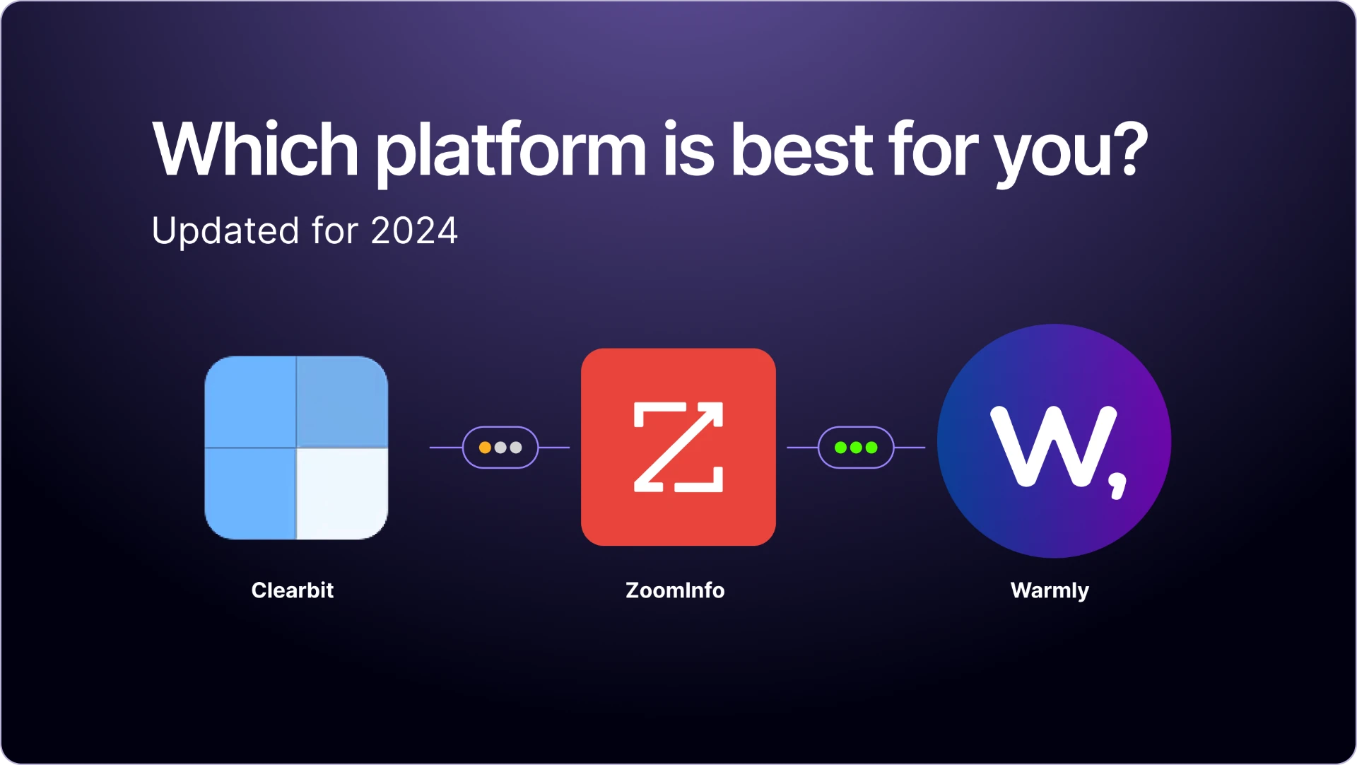 Clearbit vs Zoominfo vs Warmly: Which One Is the Best in 2026?