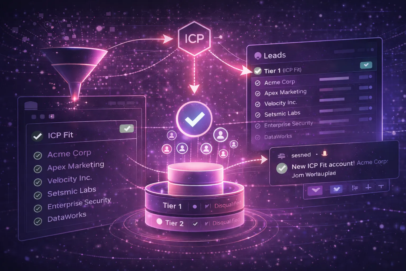 ICP Filtering & Qualification: How to Automatically Score and Route High-Intent Visitors