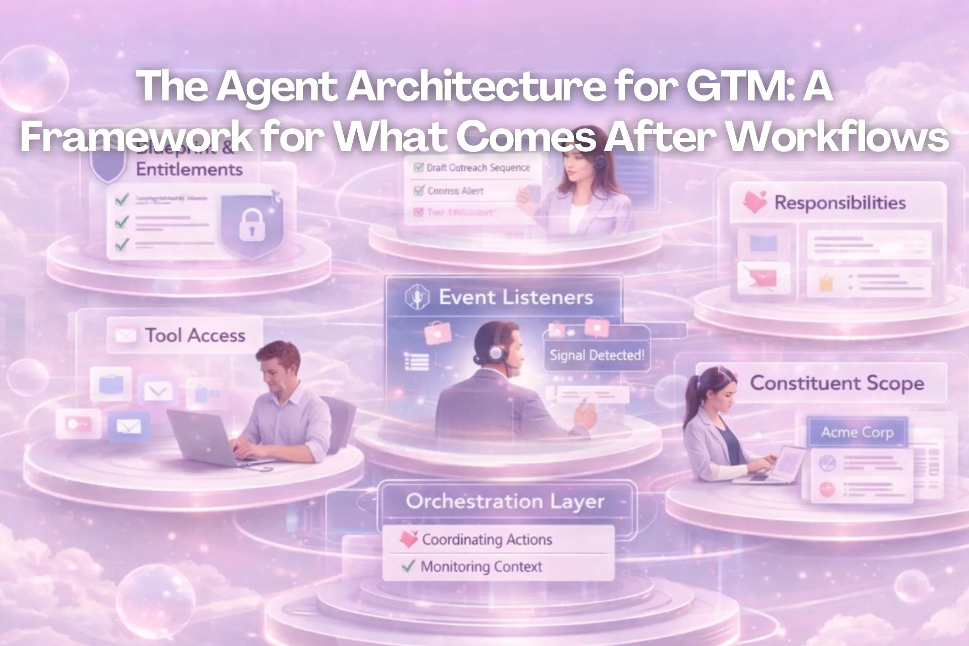 The Agent Architecture for GTM: A Framework for What Comes After Workflows