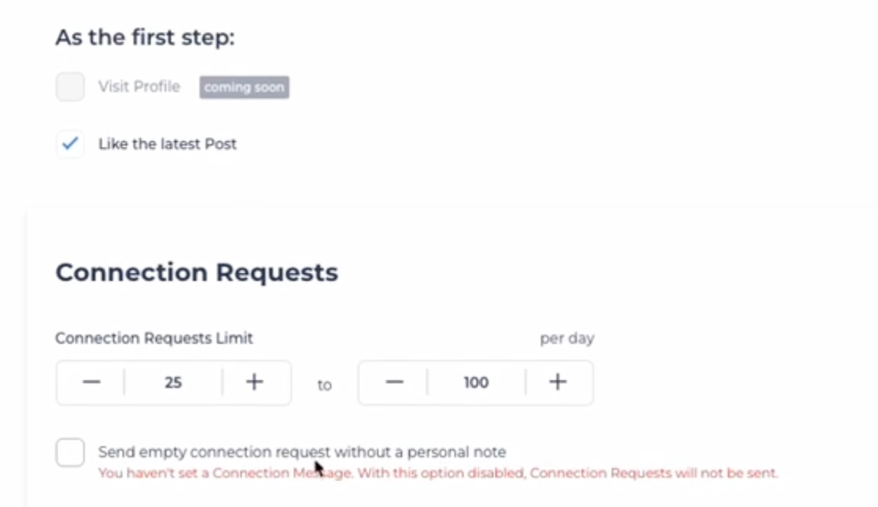 Step 1 Salesflow Campaign
