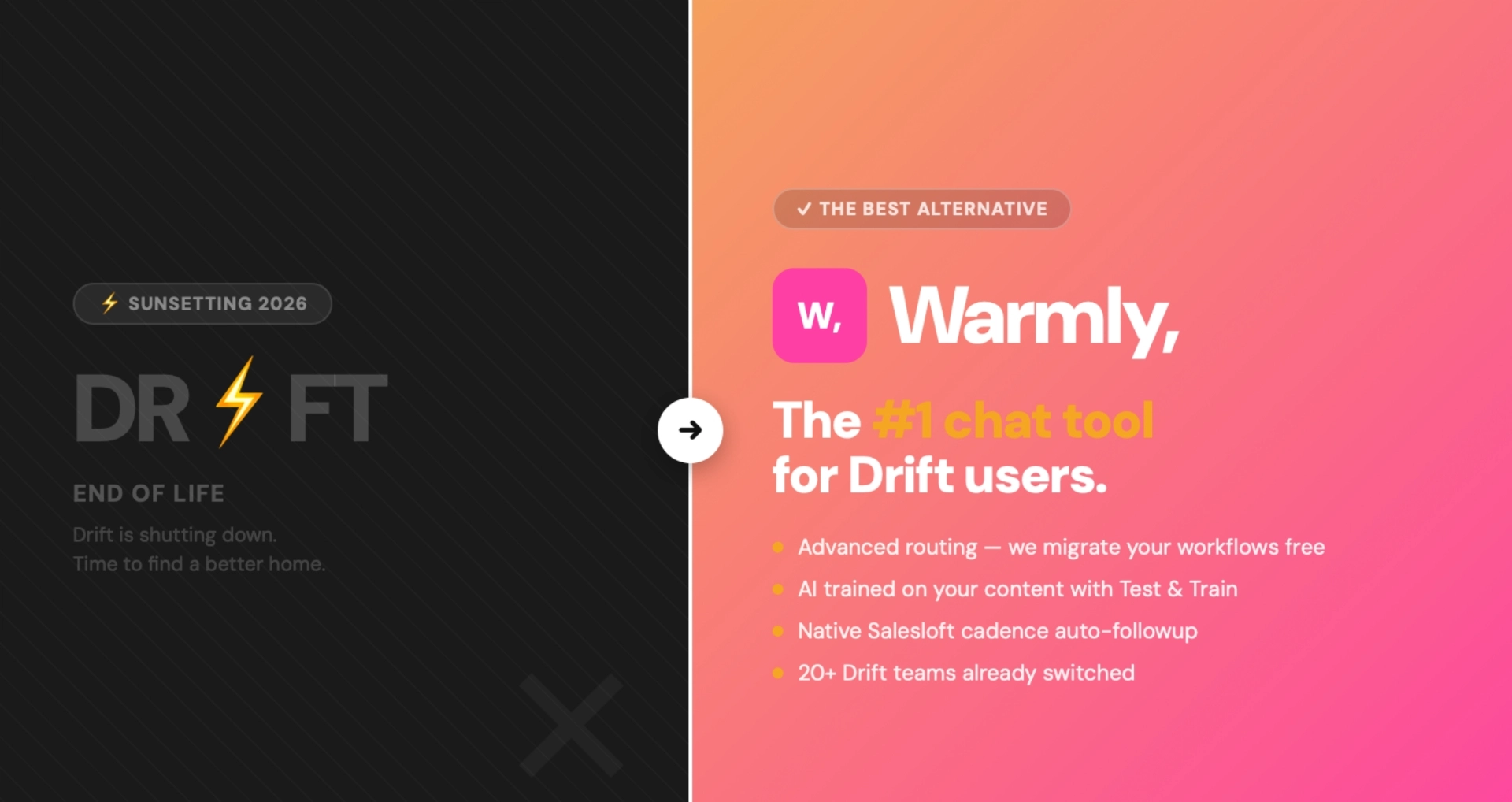 Drift Is Shutting Down: Best Drift Alternative for 2026 | Warmly