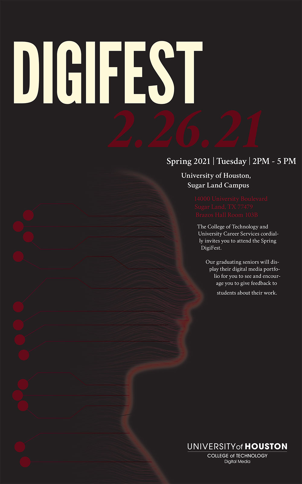 A invitation poster for DigiFest