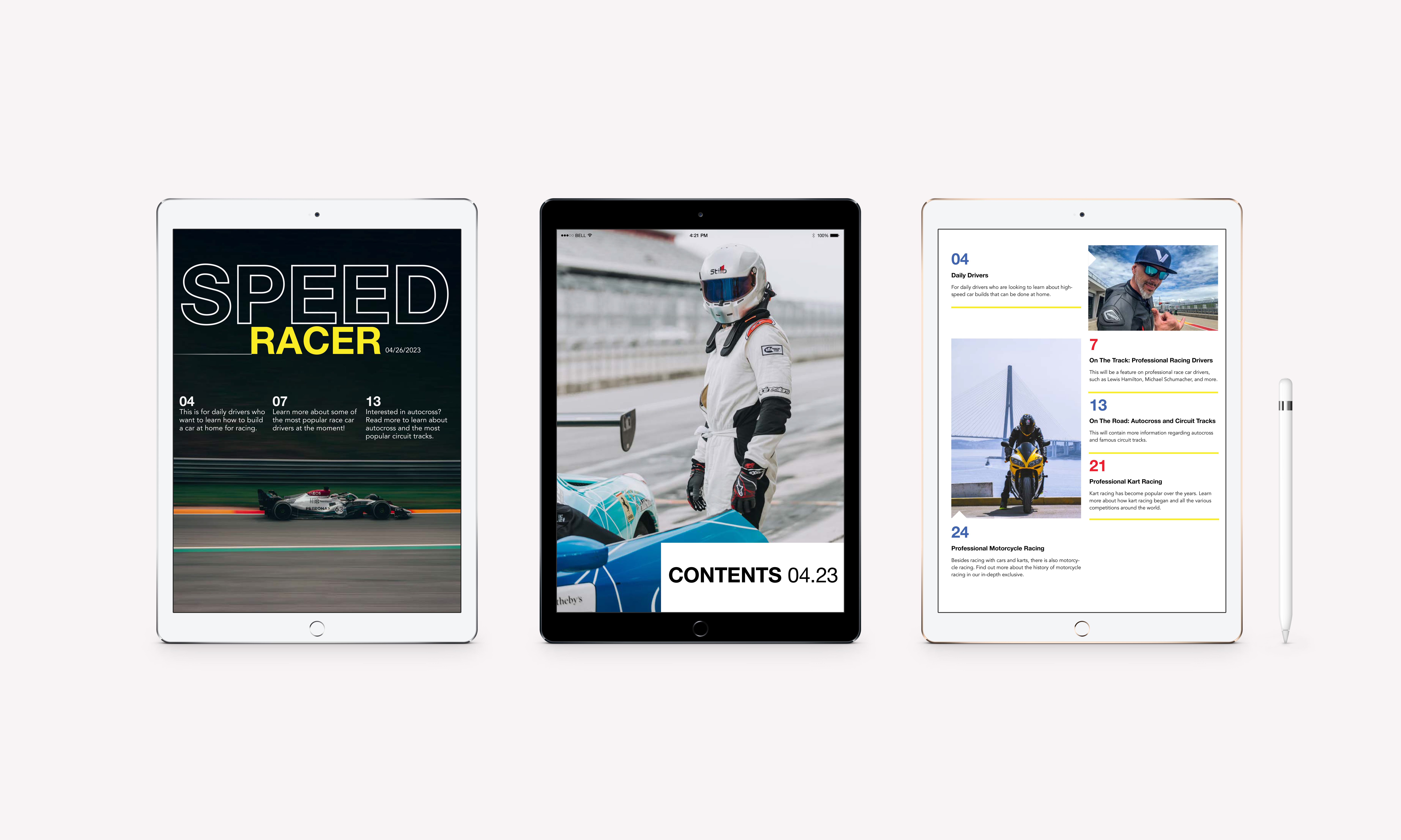 A magazine about racing